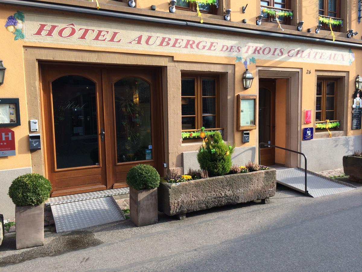 Auberge Des Trois Chateaux Eguisheim Exterior photo
