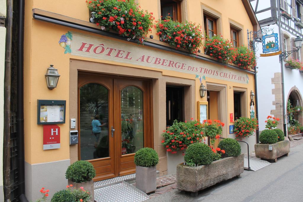 Auberge Des Trois Chateaux Eguisheim Exterior photo